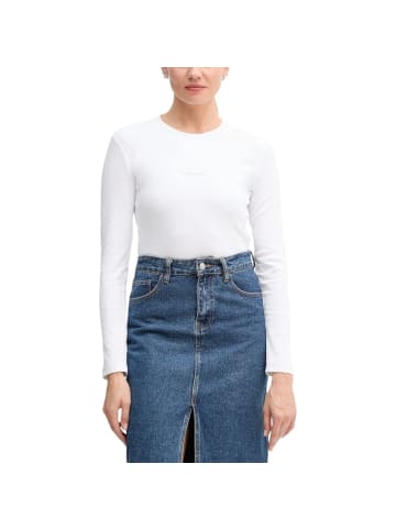CALVIN KLEIN JEANS Weiß Baumwolle Langarmshirt