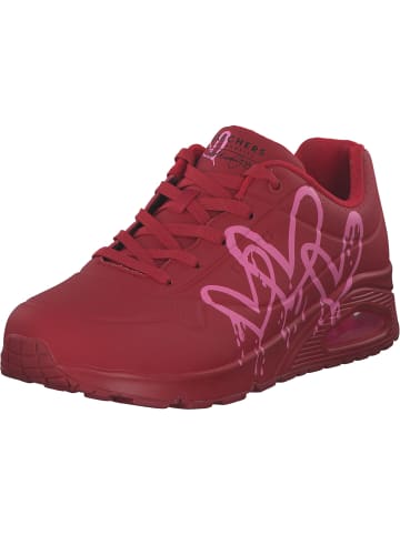 Skechers Schnürschuhe in red/pink