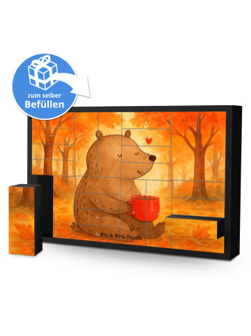 Mr. & Mrs. Panda Adventskalender Bär Morgenkaffee Design ohne Sp... in Weiß