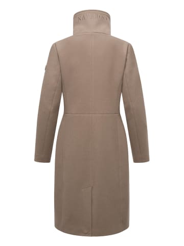 Navahoo Kurzmantel Samtrose 14 in Taupe Grey