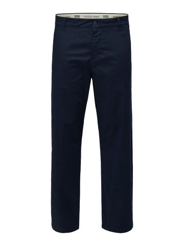 SELECTED HOMME Stoffhose / Chino SLHLOOSE-SALFORD comfort/relaxed in Blau