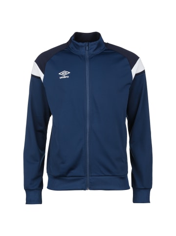 Umbro Trainingsjacke Knitted in dunkelblau / weiß