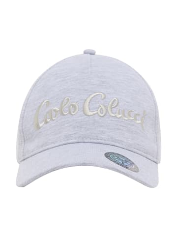 Carlo Colucci Baseball Cap Corneli in Grau Meliert