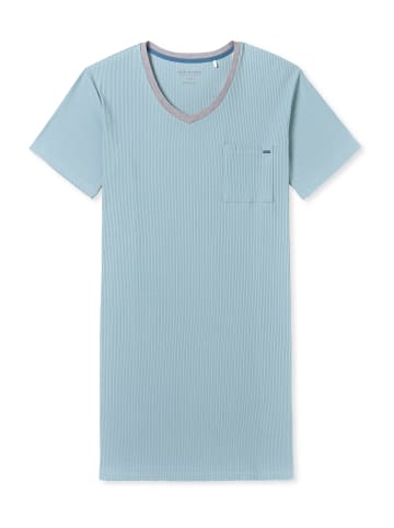 Schiesser Nachthemd Casual Nightwear in Bluebird