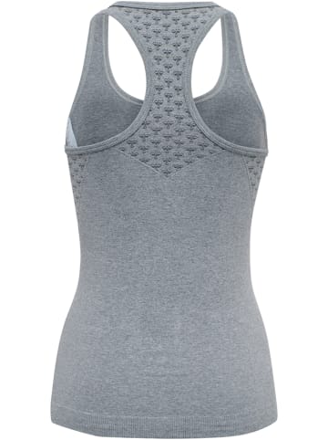 Hummel Hummel T-Shirt Hmlci Yoga Damen Dehnbarem Schnelltrocknend Nahtlosen in GREY MELANGE