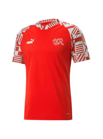 Puma Fußballtrikot SFV Schweiz WM 2022 in rot / weiß