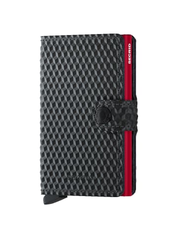 Secrid Cubic Miniwallet - Geldbörse RFID 6.5 cm in black-red