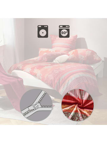 Erwin Müller Single-Jersey Bettwäsche in rot