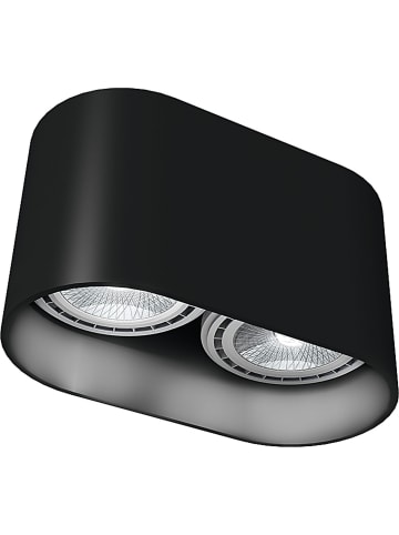 Licht-Erlebnisse Deckenlampe (B)12.5 x (L)24 x (H)12 cm in SchwarzSchwarz