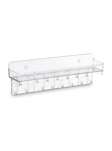relaxdays Schmuckhalter in Transparent - (B)30 x (H)12 x (T)8 cm