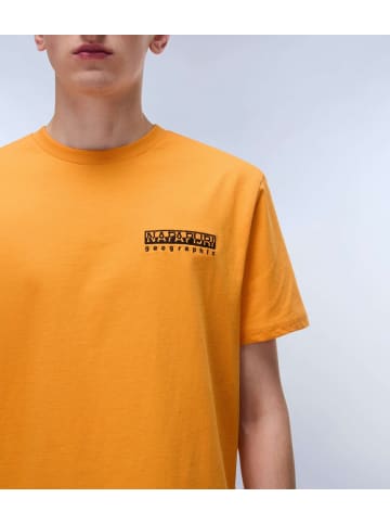 Napapijri T-Shirt "S-Vignoni Back Ss" in Orange