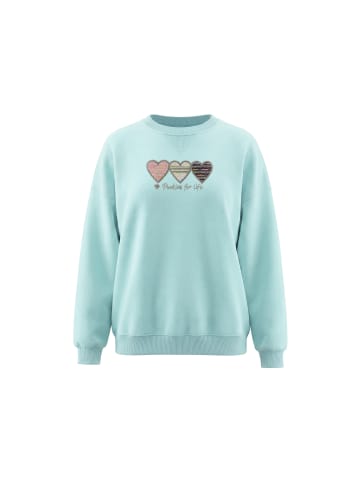 myMo Women Sweatshirt in Aqua