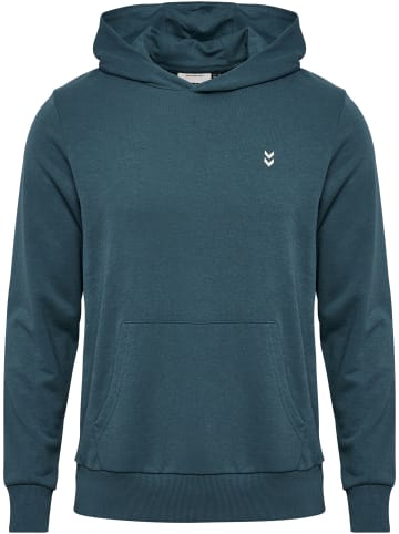 Hummel Hummel Hoodie für Herren aus Baumwollmix mit Kapuze in Türkis