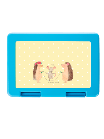 Mr. & Mrs. Panda Lunchbox Igel Seilhüpfen ohne Spruch in Gelb Pastell