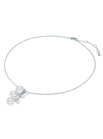 Lulu & Jane Kette Muschelkernperle weiß in silber