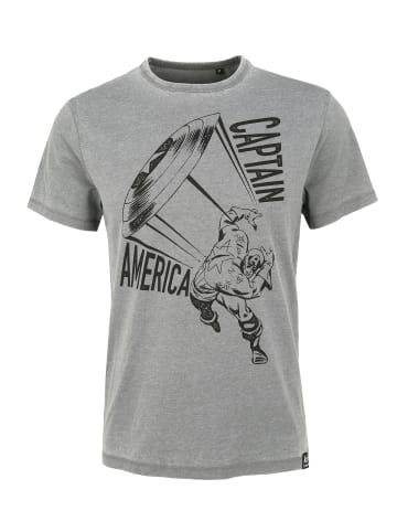 Re:Covered T-Shirt Marvel Captain America in Grey