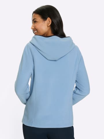 Sieh an! Fleece-Jacke in eisblau-marine