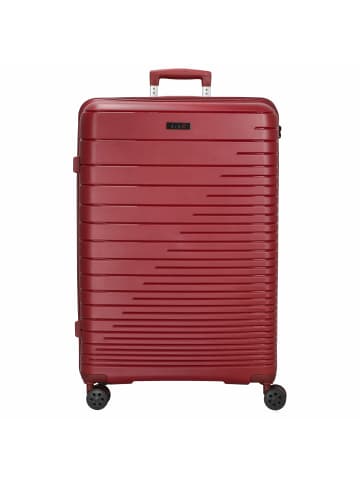 D&N Travel Line 4600 - 4-Rollen-Trolley L 75 cm (black) in wine red