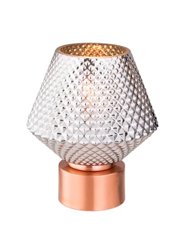 home24 Tischleuchte Tampere in Rauchgrau