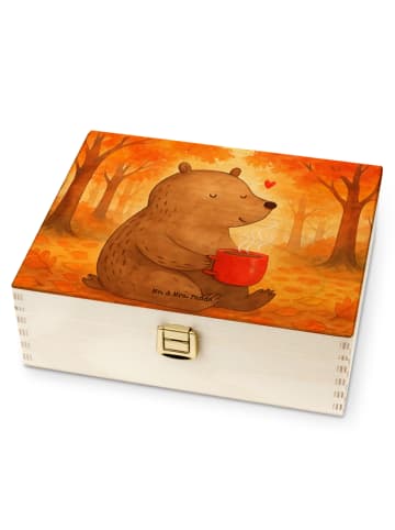 Mr. & Mrs. Panda Teebox Bär Morgenkaffee Design ohne Spruch in Weiß