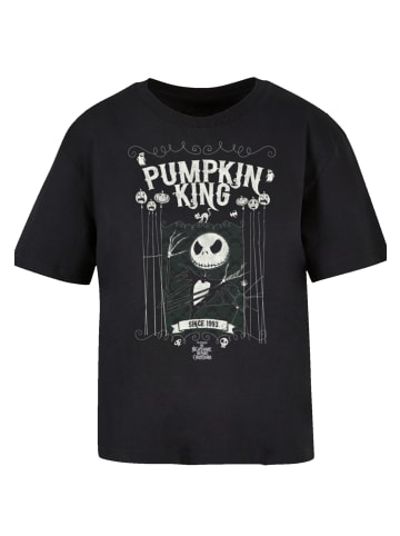 F4NT4STIC Everyday T-Shirt Disney Nightmare Before Christmas King Jack in schwarz