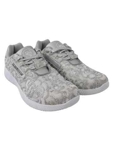 Plein Sport Silber Polyester Runner Joice Sneaker Schuhe