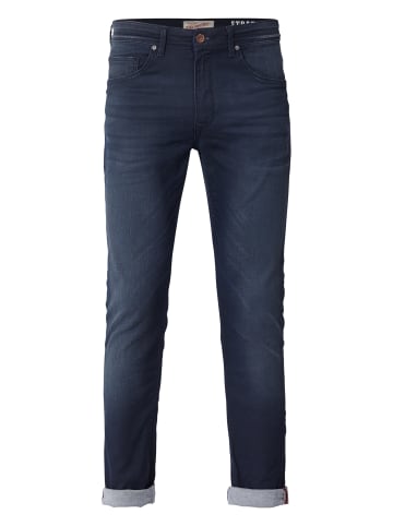 Petrol Industries Slim Fit Jeans Seaham Coated in Blau