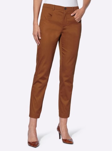Heine Stretch-Hose in cognac