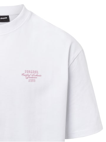 PEGADOR T-Shirt Sydon in weiß