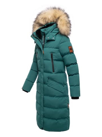 Marikoo Steppmantel Schneesternchen in Ocean Green