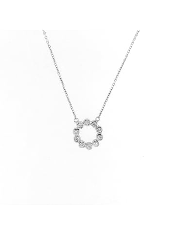 Smart Jewel Collier Mit Zirkonia in Weiss