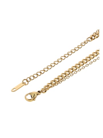 IZIA Women Multi-Chain Bracelet in Gold Multicolor