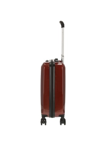 Check.In London 2.0 - 4-Rollen-Trolley 50 cm (orange) in carbon rot