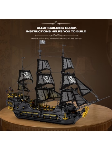 COFI 1453 Reobrix 66036A1 Piratenschiff Klemmbaustein Set 4708 Teile ab 14 in Mehrfarbig