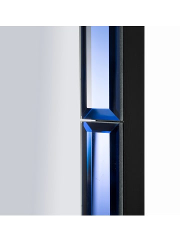 Mauro Ferretti Wandspiegel mit blauem Glasrahmen, 55 x 2 x 150 cm