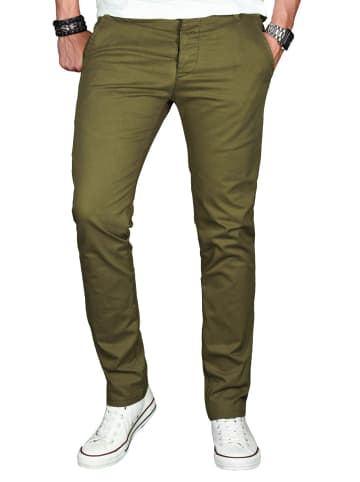 Alessandro Salvarini Jeans ASStredy in Olivgrün