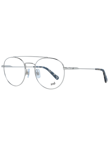Web Unisex Optische Fassungen Rund Silber