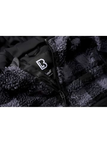 Brandit Pullover "Teddyfleece Worker Pullover" in Schwarz