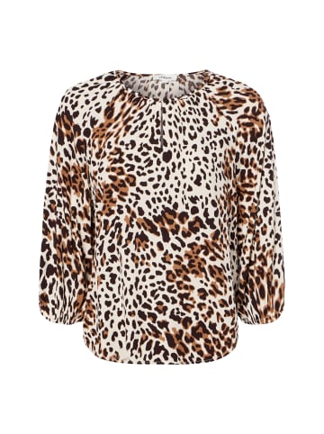 s.Oliver Bluse in schoko weiß - 0001