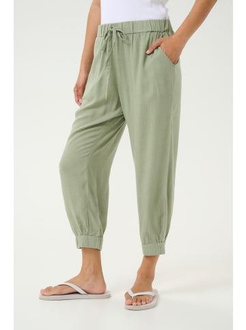 Kaffe Caprihose KAmilia Regular fit in Oil Green