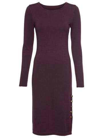 Laura Scott Strickkleid in bordeaux
