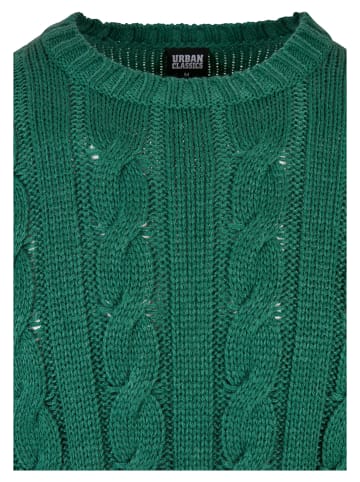 Urban Classics Gestrickter Rundhalsausschnitt in green