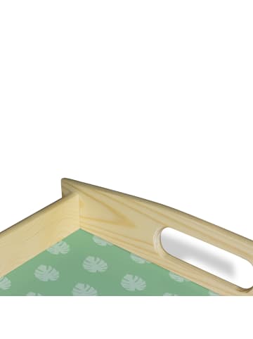 Mr. & Mrs. Panda teetablett Faultier Yoga ohne Spruch in Tropengrün