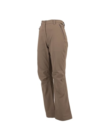 Jack Wolfskin Hose Essentials Feelgood Softshell Pant in Braun