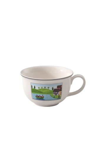 Villeroy & Boch Café au lait Obertasse XL Charm & Breakfast Design Naif in bunt