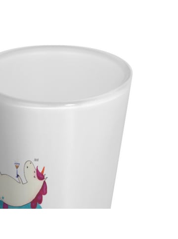 Mr. & Mrs. Panda Schnapsglas Einhorn Sekt ohne Spruch in Transparent