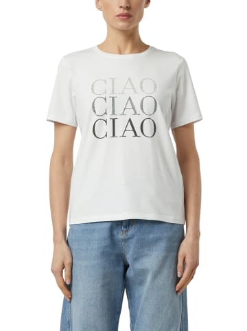comma T-Shirt in weiß