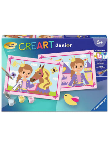 Ravensburger Malprodukte CreArt, Malen nach Zahlen Junior - Kleine Prinzessin 5-7 Jahre in bunt
