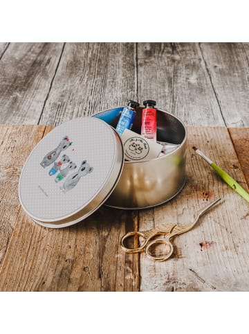 Mr. & Mrs. Panda Keksdose Koala Familie zwei ohne Spruch in Grau Pastell