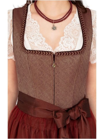 KRÜGER Mididirndl 116368-070 in braun